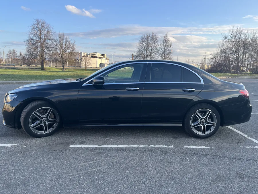 Mercedes-Benz E-Class 2021 — Exterior — on the road