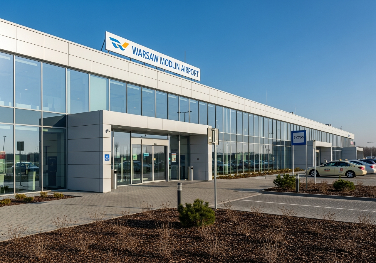 Warsaw Modlin Airport terminal (WMI)