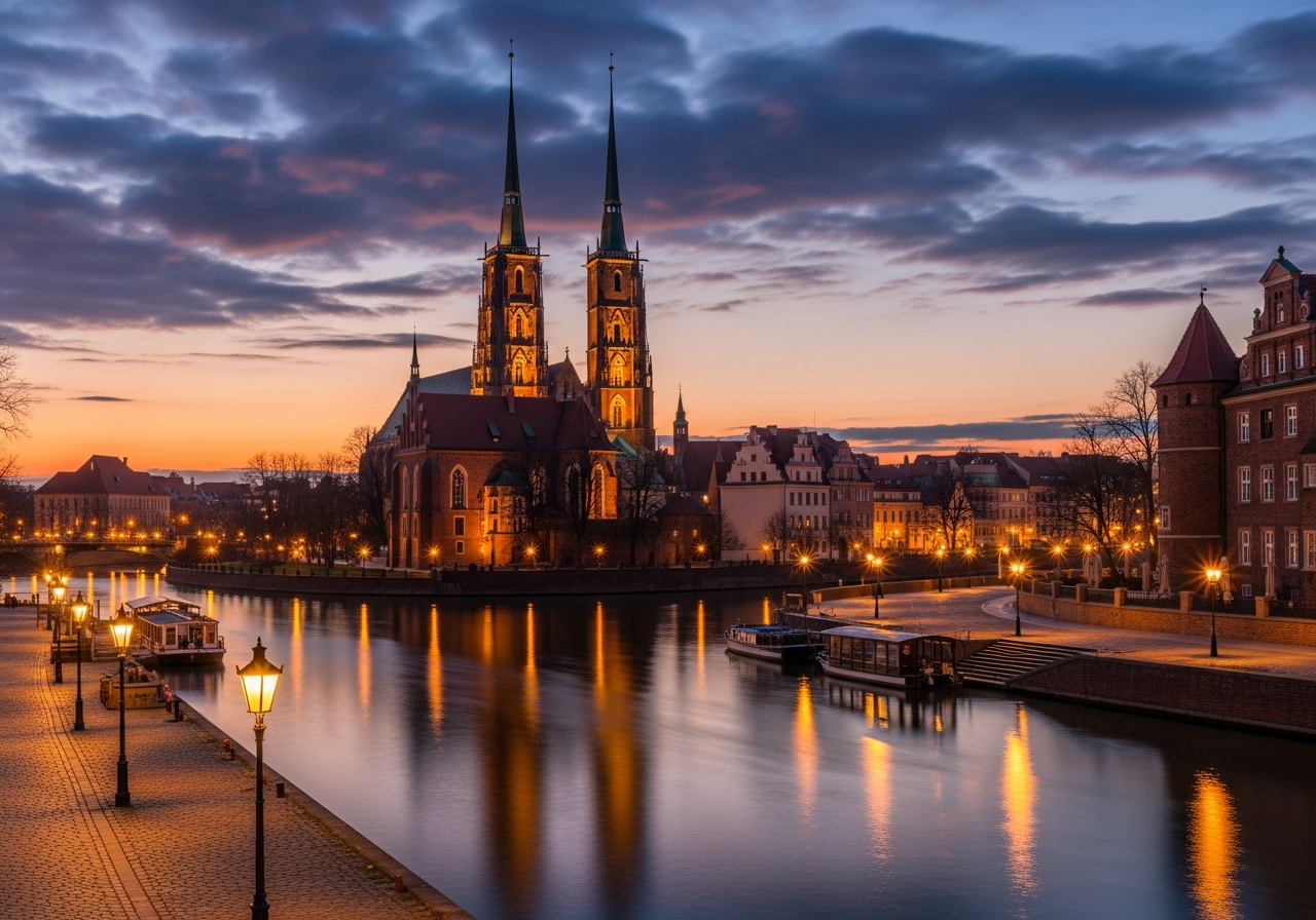 Остров Тумский (Ostrów Tumski) — самая старая часть города